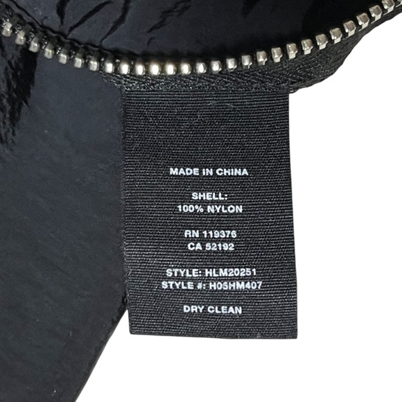 Helmut Lang Black Short Sleeve Streetwear Hoodie Side Zip Gorpcore Tunic Size M - Picture 10 of 10